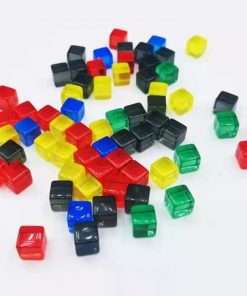 Plastic cubes for board games