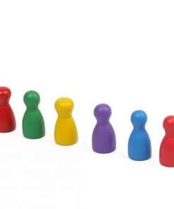 Board game wooden Pawns